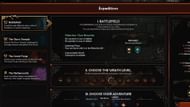 Expeditions tab in The Slormancer (Image via Slormite Studios)mancer (Image via Slormite Studios)